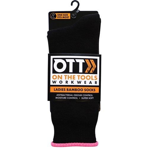 OTT Ladies Bamboo Sock - Black