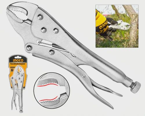 INGCO 250mm Curved locking pliers