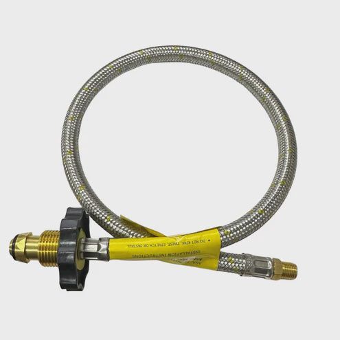 SS Pigtail 7/16, I/Flare x POL H/Wheel 8mmx600mm