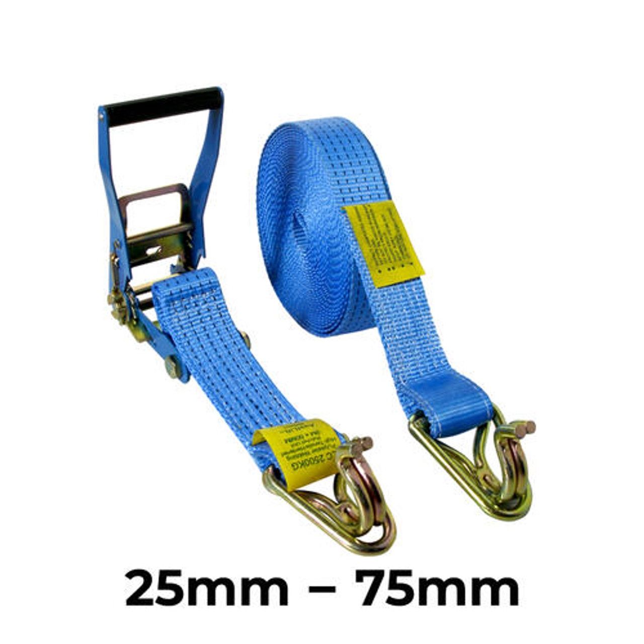 Ratchet Tie Down Hk/keeper 25mm x 6m x LC750kg