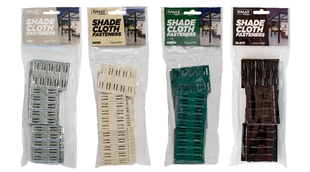 Shade Cloth Fasteners - Black 50pk