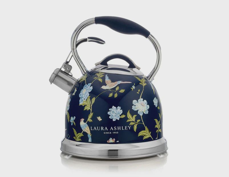 Laura Ashley 2.5L Stove Top Kettle - Elveden Blue