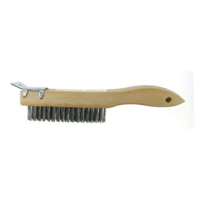 UNi-PRO Wire Brush with Metal Scraper