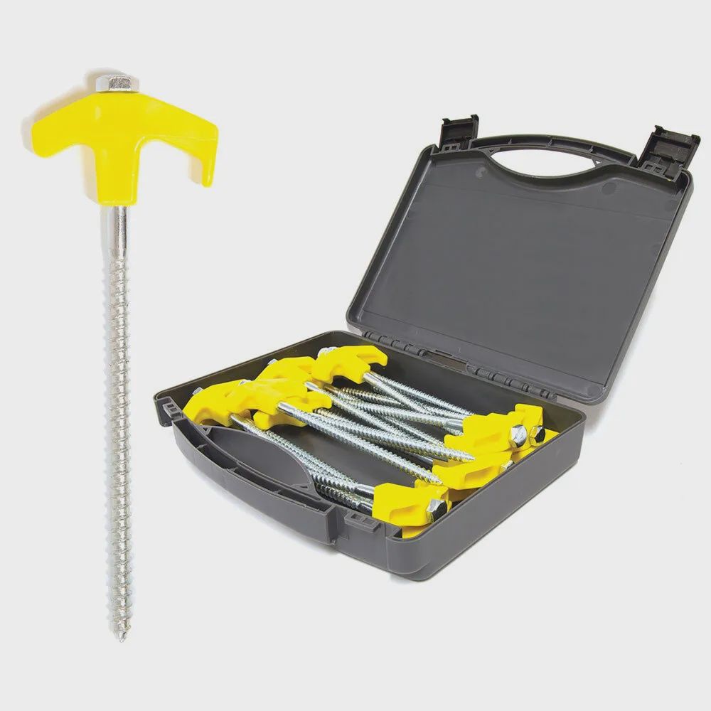 Screw-In Tent Peg Set 16 Piece