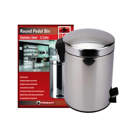 Round Pedal Bin 12L