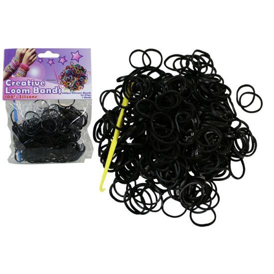 Loom Bands 300pk, Colour: Black