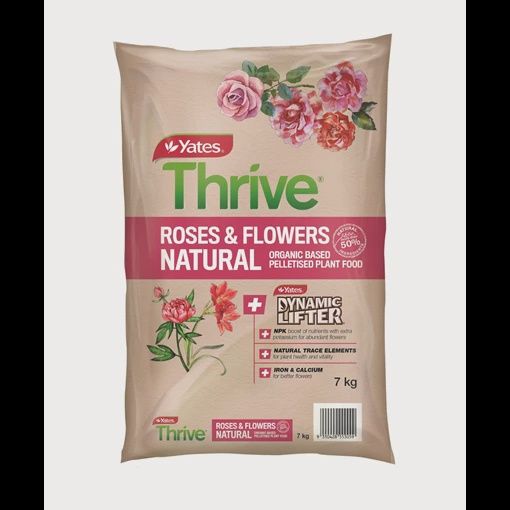7kg Thrive Natural Roses &amp; Flowers Pellet Plant Food