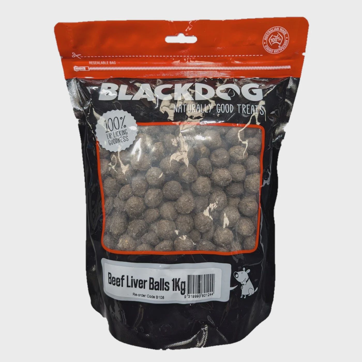 Beef Liver Balls Blackdog 250gm