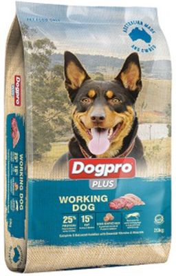 Dogpro Plus Working Dog 20kg (Blue) Egg enriched