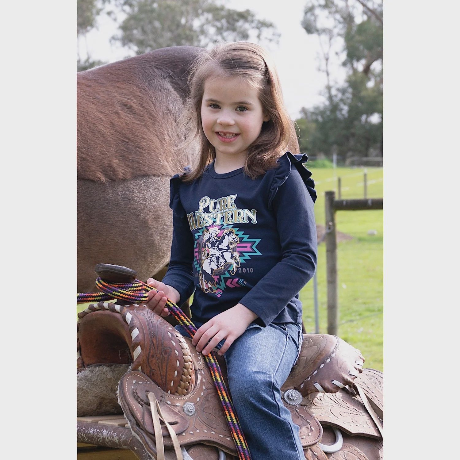 Girls Emma Frills Tee