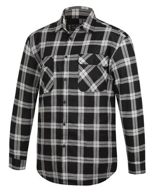 Open Front Flannelette Men's Shirt