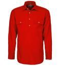 Mens Pilbara closed front L/S Shirt