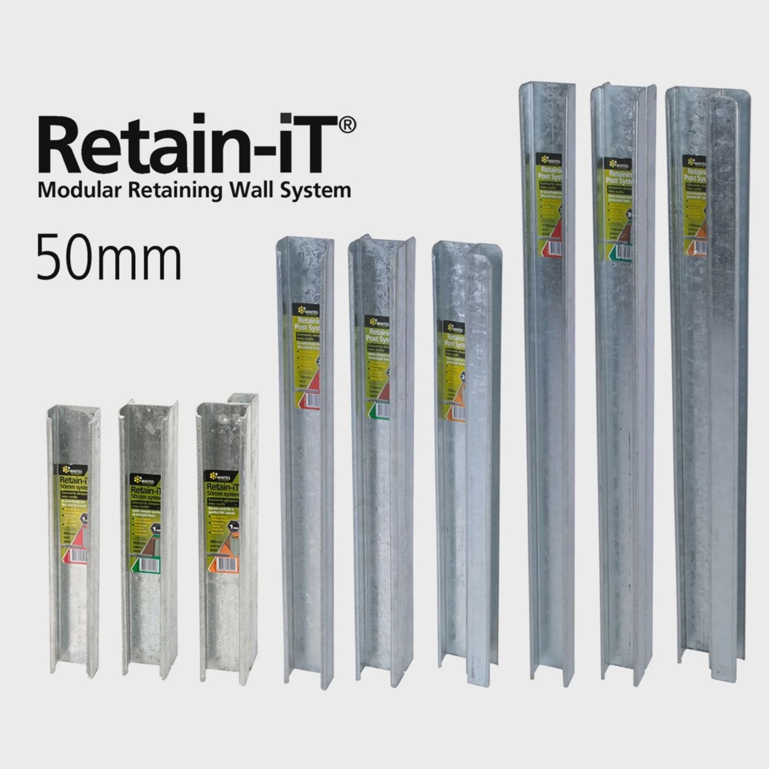 Retainer Joiner Post 50mm 1100mm