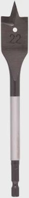 22mm Flat Wood Spade Bit 1/4 Hex Shank
