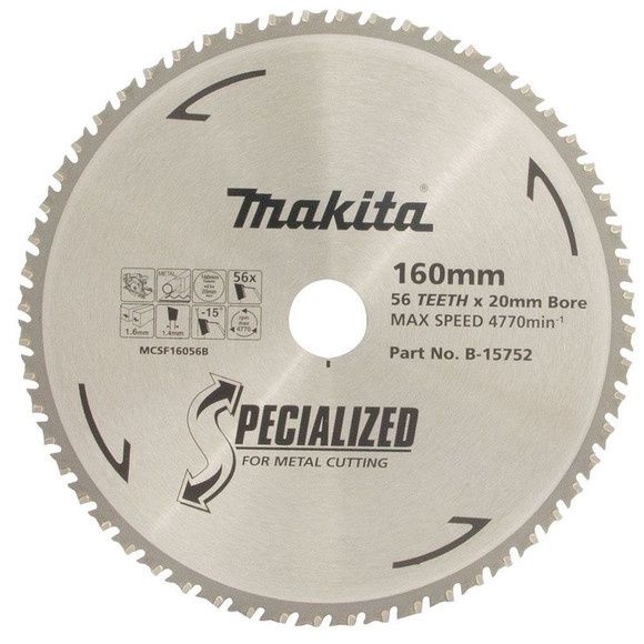 Saw Blade TCT 160mm x 20 x 56T