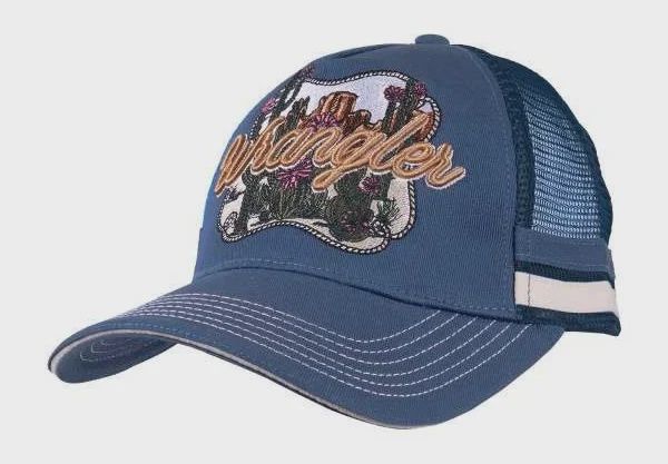 Loretta Trucker Cap - Denim Blue