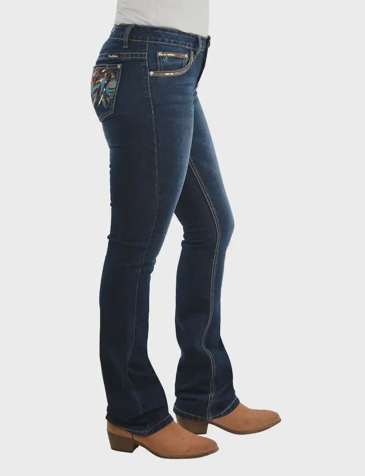 Womens Lucinda Straight Leg Jeans - Midnight, size: Womens 8