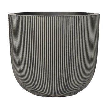 Chevron Fibreclay Pot Mini 24x24x23, size: 24x24x23