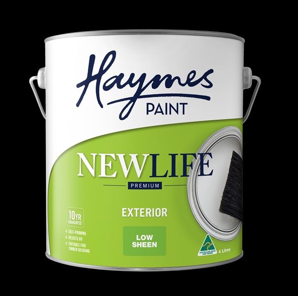 Newlife Exterior Paint 4L  Gloss White