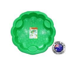 Clam Shell Pool / 97 x 97 x 20cm Green (Made in Australia)