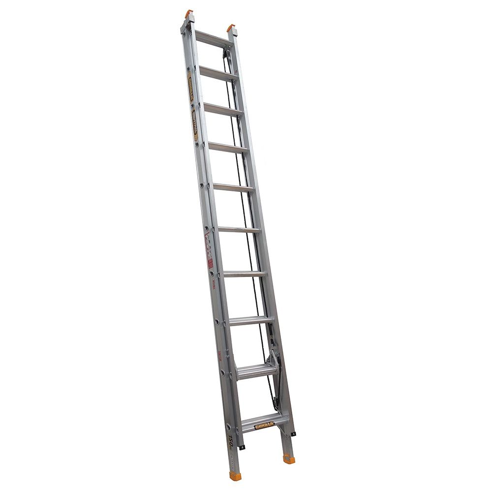 Extension ladder 3.1-5.3m (10-17ft) Aluminium 150kg Industrial