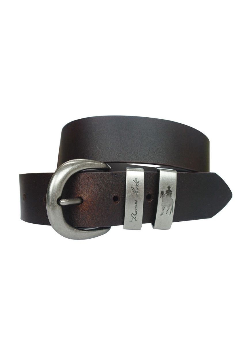 Silver Twin Keeper Belt, Colour: Chocolate, size: XXS