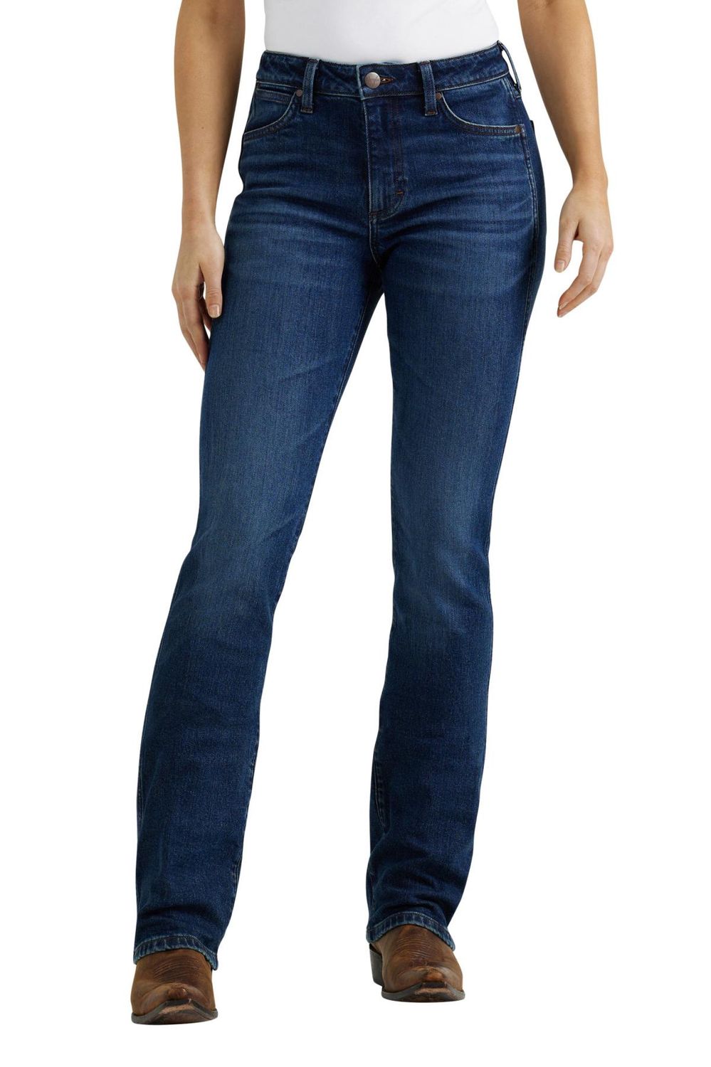 WOMEN&#39;S RETRO HIGH RISE BOOT CUT JEAN - BAILEY