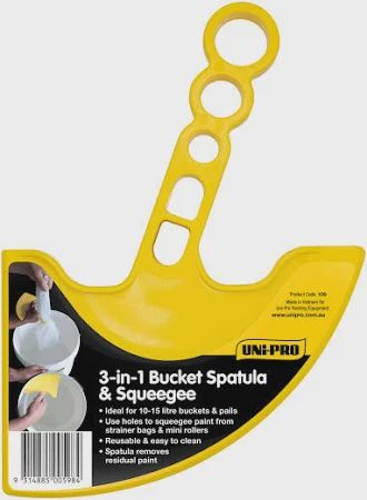 3 in 1 bucket spatula &amp; squeegee