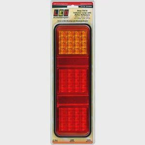 Stop/Tail/Ign/light with reflectors - 12x24 volt