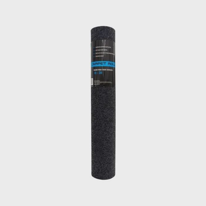 Cascade Velour Carpet Anthracite - 1m x 3m