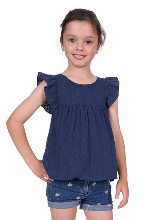 GIRLS ISLA SS BLOUSE