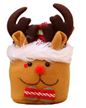 XMAS CANDY BAG TOY DRAWSTRING REINDEER