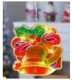 Xmas Window Hanging LED Ornament #Jingle Bell