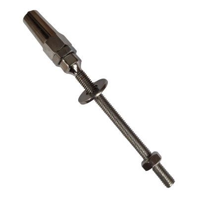 ROMAK Threaded Swagless Terminal SS 3.2mmxM6x75cm