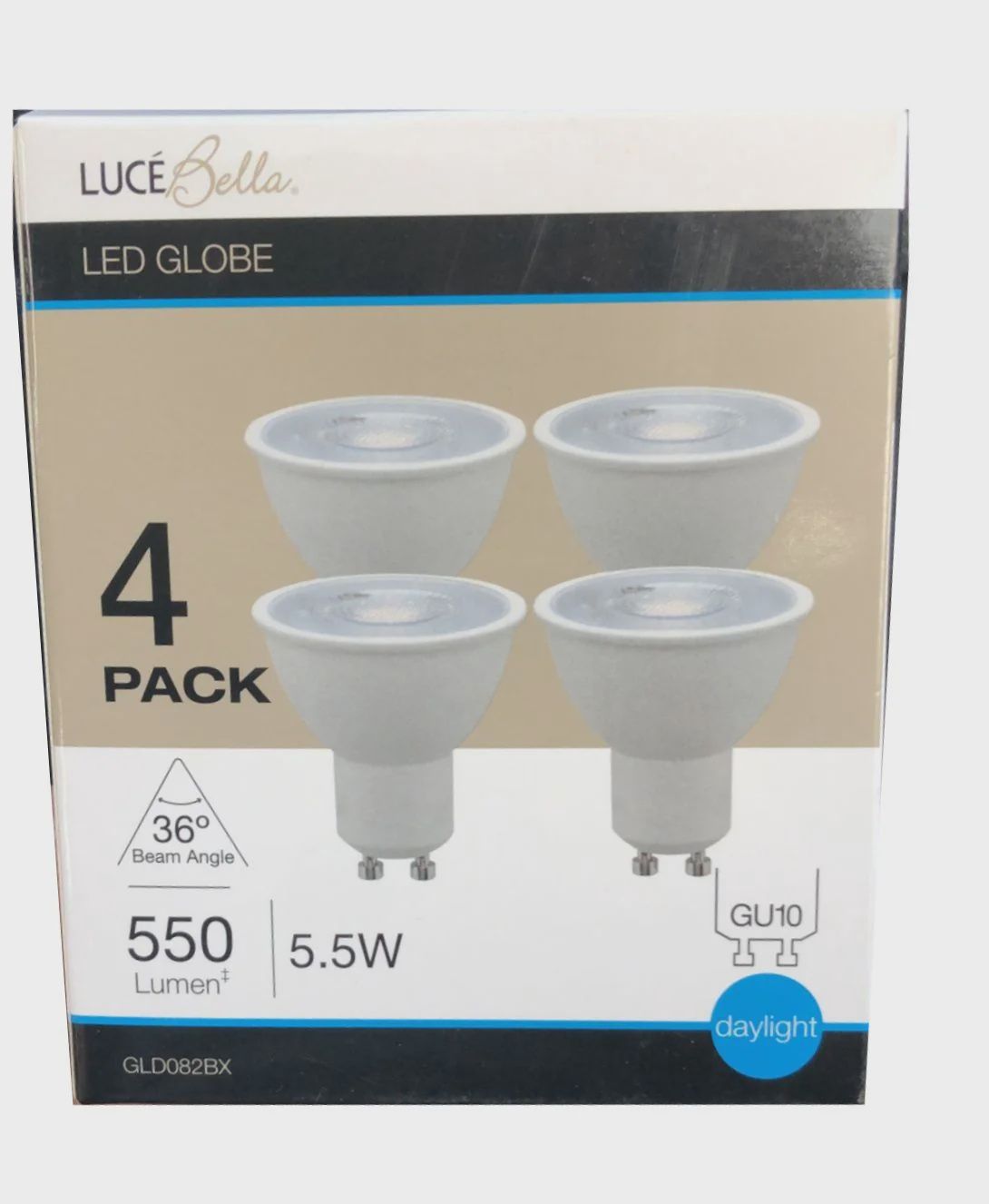 LUCE Bella LED Globe 5.5W 550 Lumen 4pk
