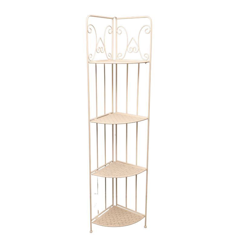 Bordeaux Corner Baker Stand 4-Shelf Unit 30x30x160cm