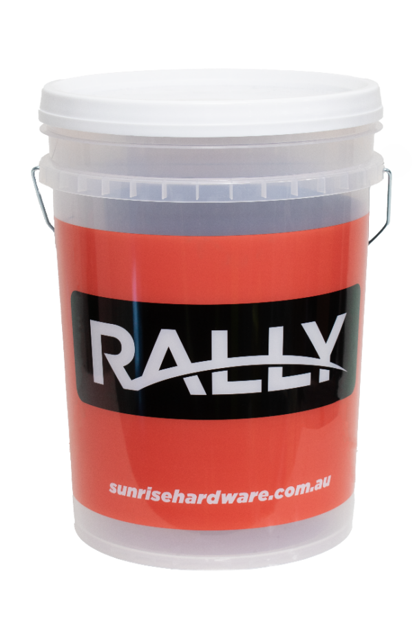 Bucket Plastic 20lt - w/measurement+lid