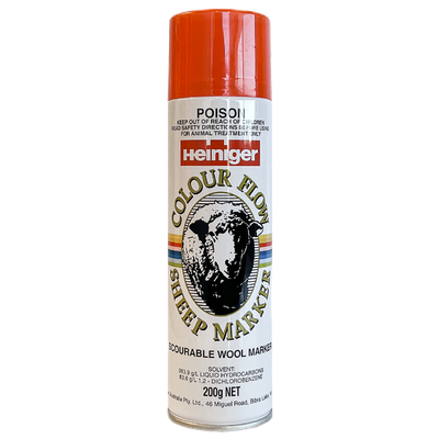 Stock Marker ORANGE Spray Can 200g