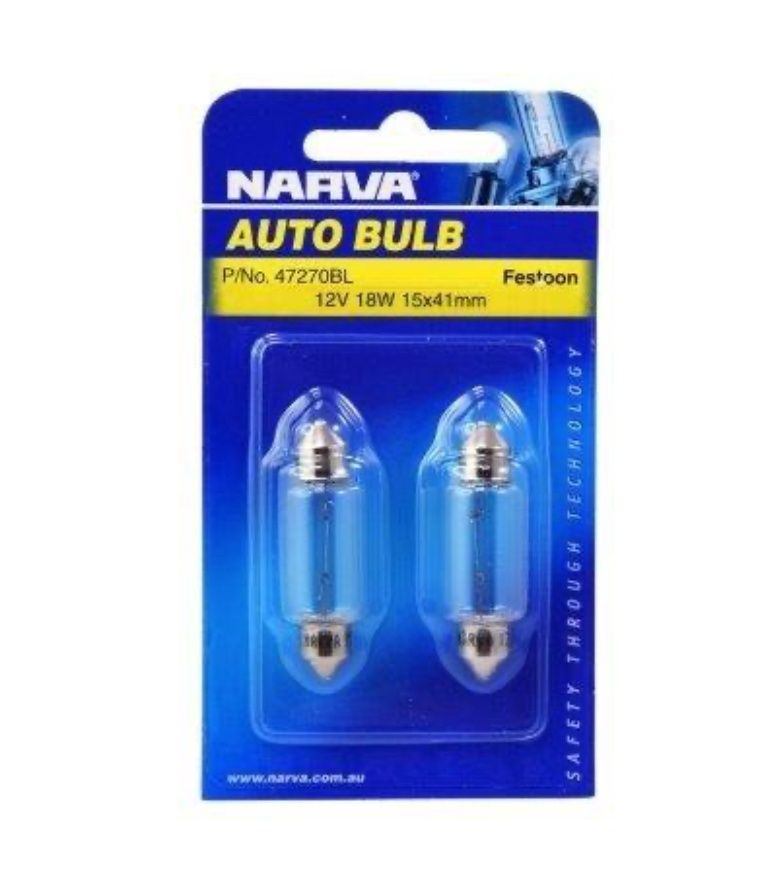 Globe festoon 12v 21w 15x41mm