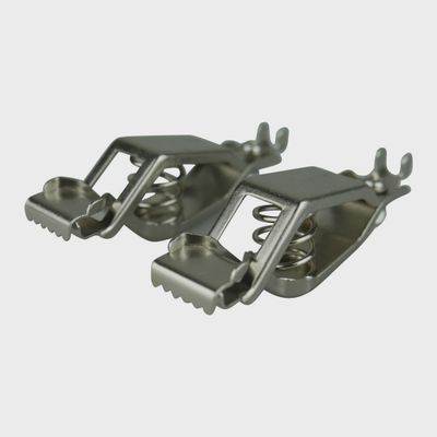 Crocodile Clips 12V 25A Non-Insulated 2pk