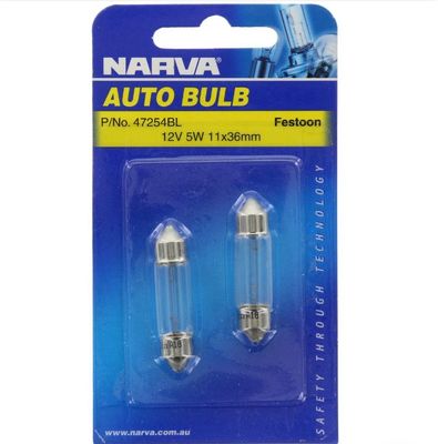 Globe festoon 24v 5w 11x36mm