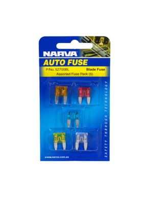 Auto fuse mini blade x 5 assorted