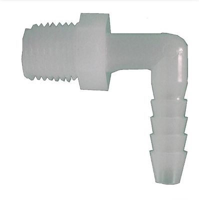 Elbow nylon 1/4"bsp Mi x 1/4"barb