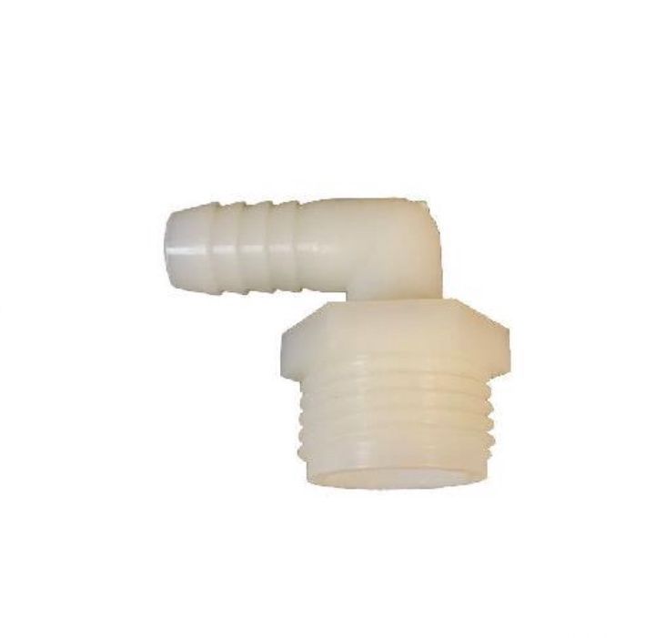 Elbow nylon 1/2"bsp Mi x 1/2"barb