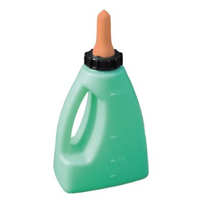 Milk Bottle with Peach Teat (Calf)