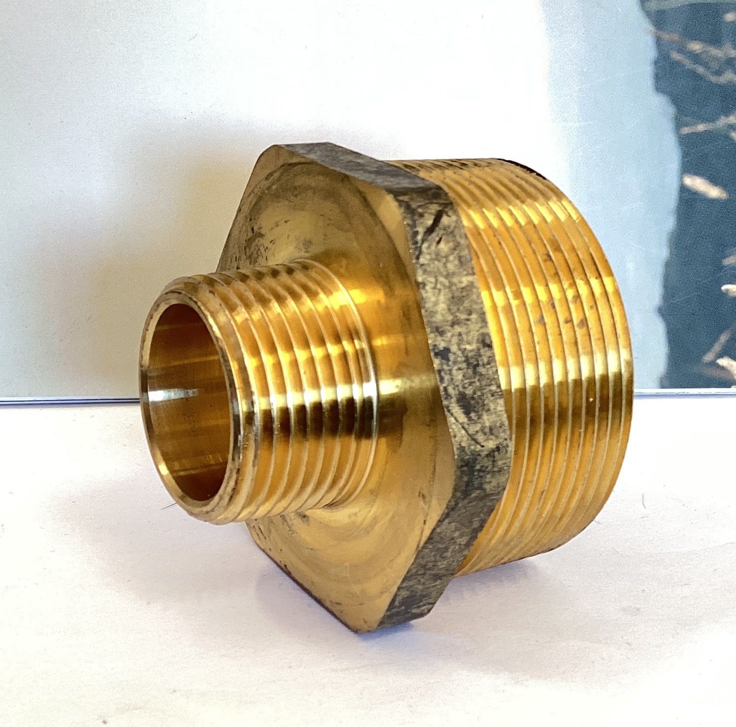 Brass Nipple 2" x 1"