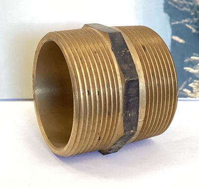 Brass Nipple 2"