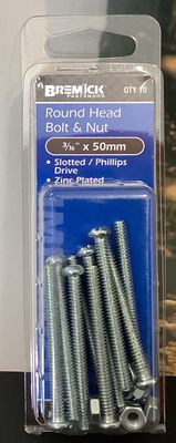 B&amp;N R/Hd 3/16"x 50mm Pk10 hip