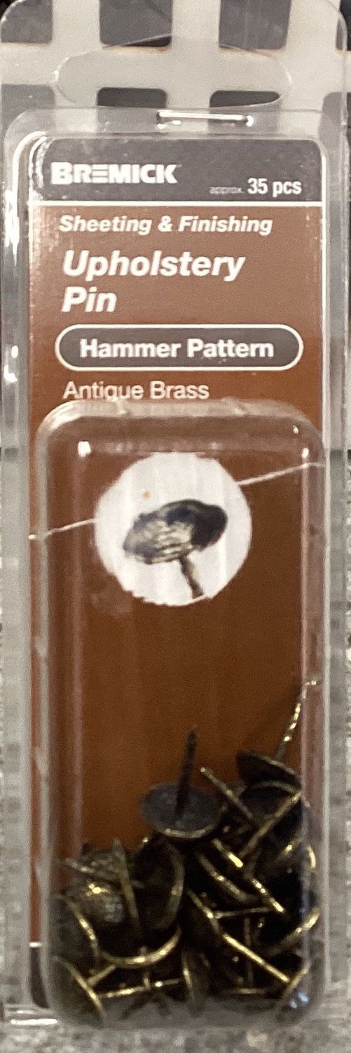 Upholstery Pin Hammer Antique Brass Pk35