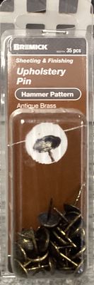 Upholstery Pin Hammer Antique Brass Pk35